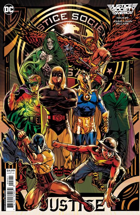 Justice Society Of America #8 (Of 12) Cover B Tony Harris Card Stock Variant