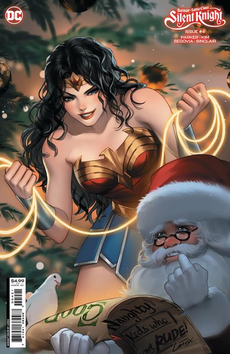 Batman Santa Claus Silent Knight #4 (Of 4) Cover B Lesley Leirix Li Card Stock Variant
