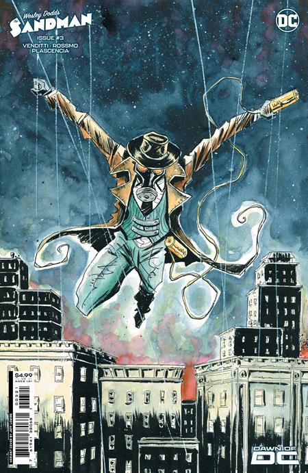 Wesley Dodds The Sandman #3 (Of 6) Cover B Jeff Lemire Card Stock Variant