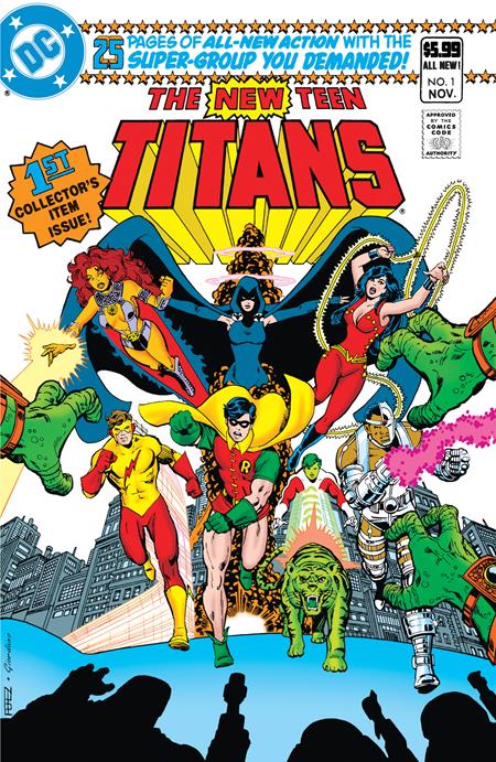 New Teen Titans #1 Facsimile Edition Cover B George Perez & Dick Giord