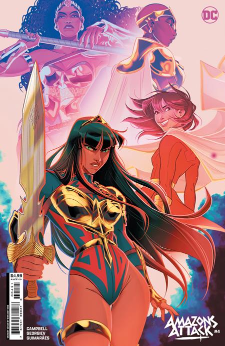 Amazons Attack #4 Cover B Sweeney Boo Card Stock Variant