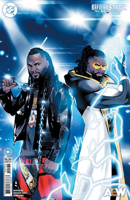 Batman Static Beyond #1 (Of 6) 2nd Print Cover B Nikolas Draper Ivey Aew Cardstock