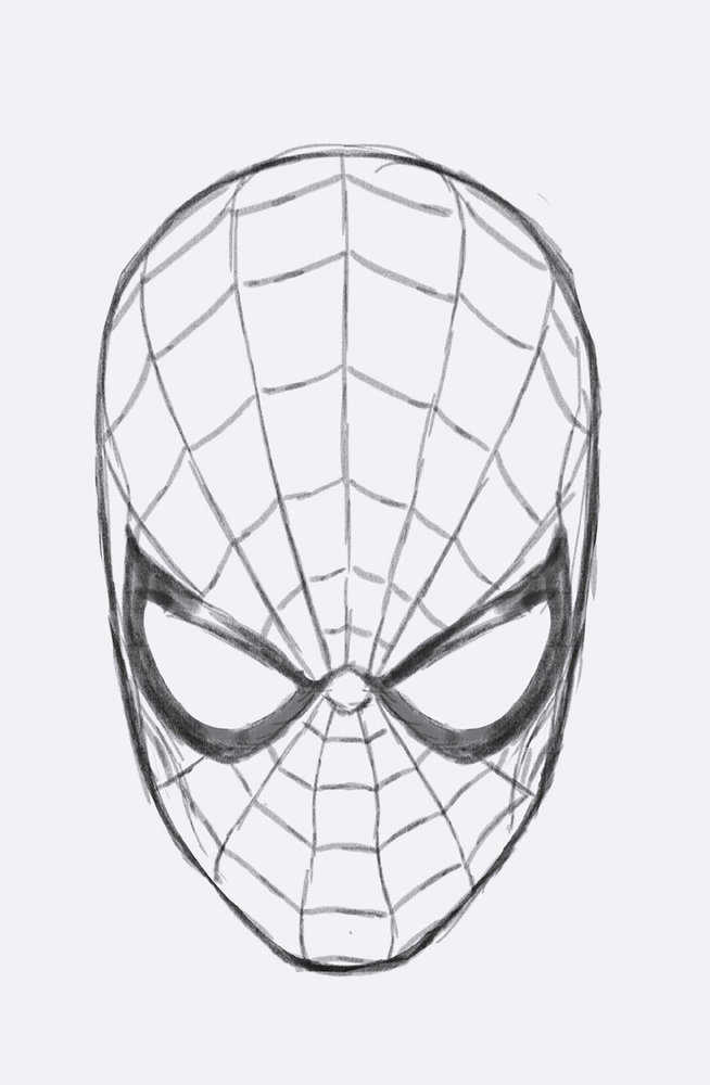 Amazing Spider-Man #46 Mark Brooks 1-50 Headshot Full Art Sketch Variant