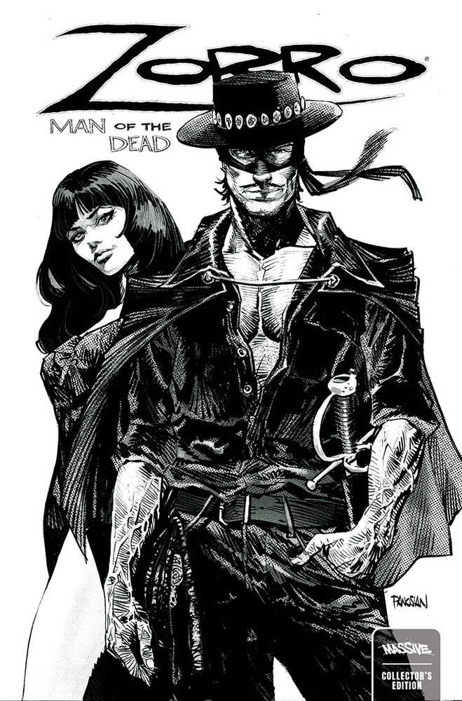 Zorro Man Of The Dead #3 (Of 4) Cover F Panosian Backer Unlock