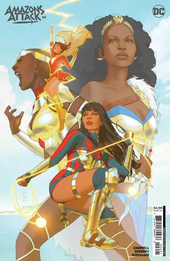 Amazons Attack #6 Cover B W Scott Forbes Card Stock Variant
