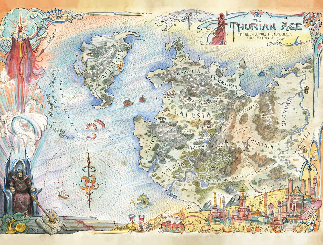 Conan the Barbarian #9 Foc Wrap Thurian Age Map Card Stock (Mature)