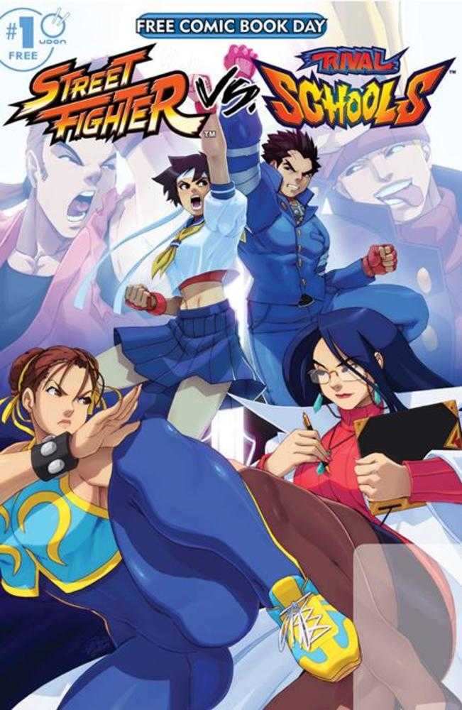 Free Comic Book Day 2025 Street Fighter vs Rivals Schools #1
