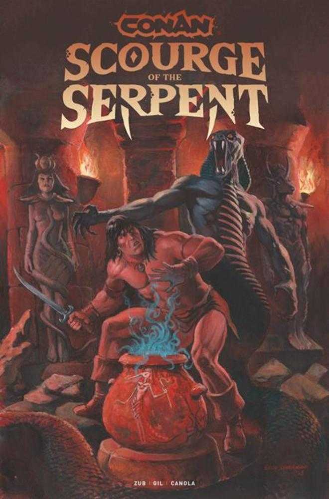 Conan The Barbarian Scourge Of The Serpent #1 (Of 4) Cover C Geof Isherwood Variant (Mature)