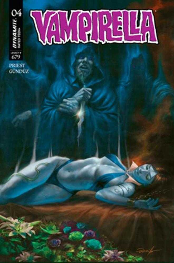 Vampirella (2025) #4 Cover O Lucio Parrillo Ultraviolet Foc Bonus Variant