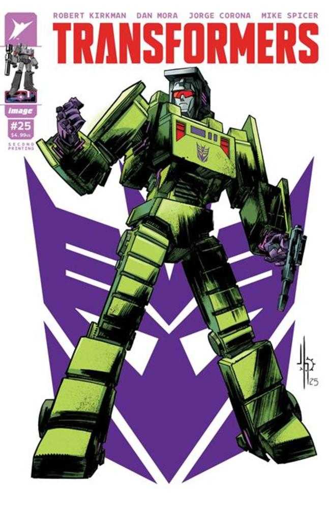 Transformers #25 2 Nd Printing Cover C Jason Howard Variant