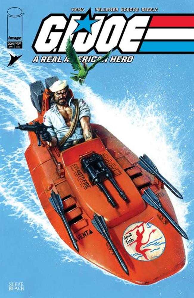 G.I. Joe A Real American Hero #324 Cover C 1 in 10 Steve Beach Variant