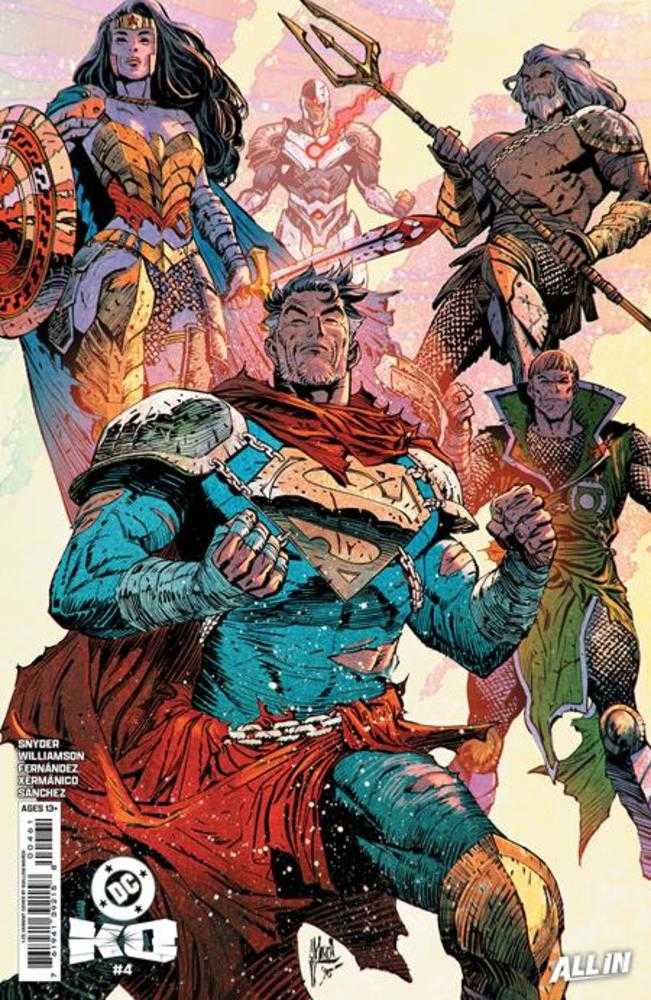 DC K.O. #4 (Of 5) Cover K 1 in 25 Guillem March Card Stock Variant