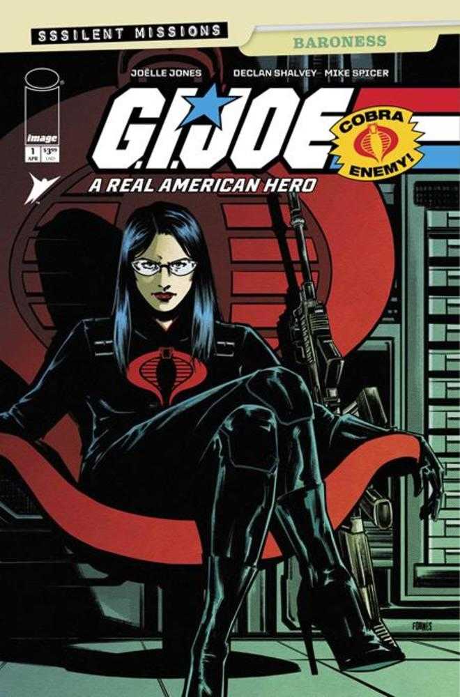 G.I. Joe A Real American Hero Sssilent Missions Baroness #1 (One Shot) Cover B Jorge Fornes Variant