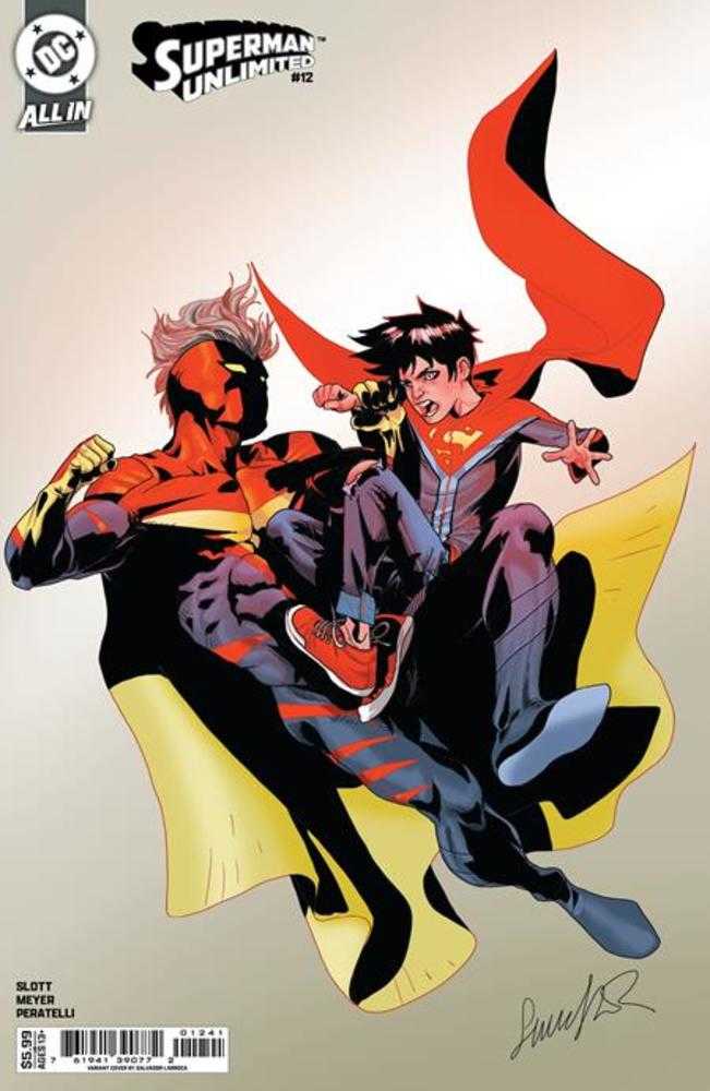 Superman Unlimited #12 Cover D Salvador Larroca Card Stock Variant (The Reign Of The Superboys)