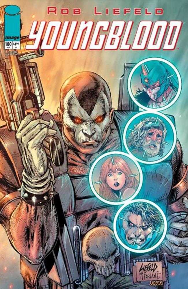 Youngblood #100 3rd Printing Cover A Rob Liefeld Image