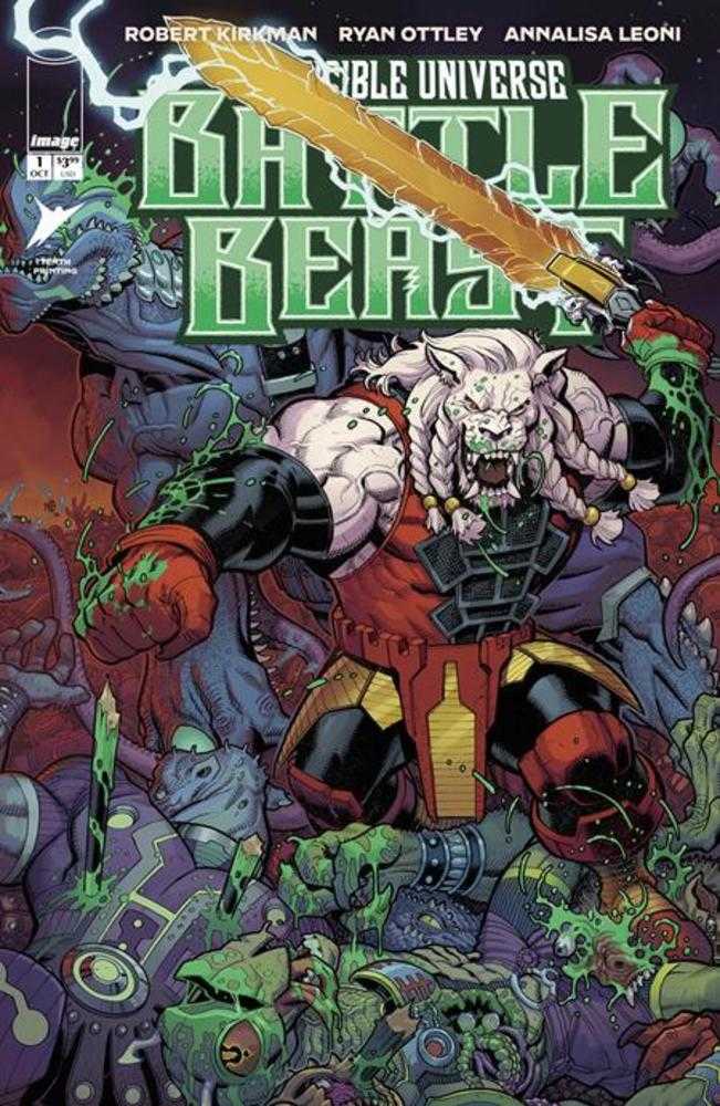 Invincible Universe Battle Beast #1 10th Printing Cover E Nick Bradshaw & Jim Charalmpidis Variant