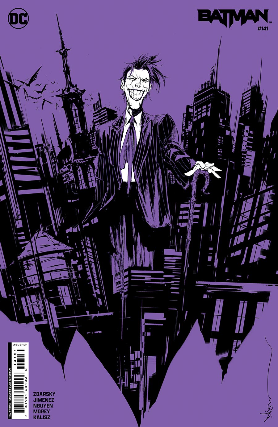 Batman #141 Cover E 1 in 50 Dustin Nguyen Card Stock Variant