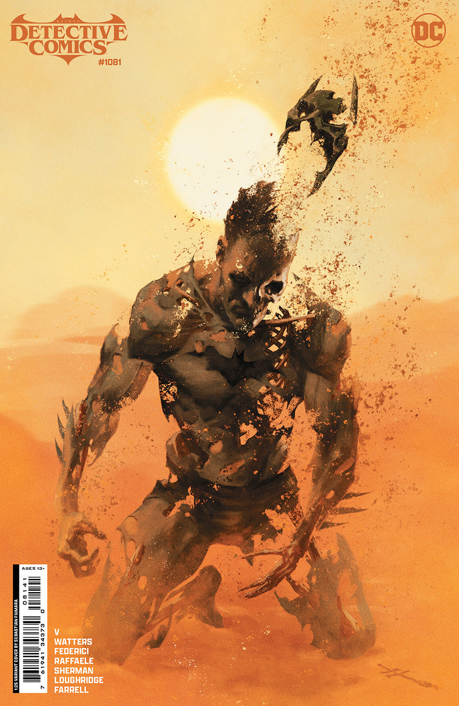 Detective Comics #1081 Cover D 1 in 25 Sebastian Fiumara Card Stock Variant