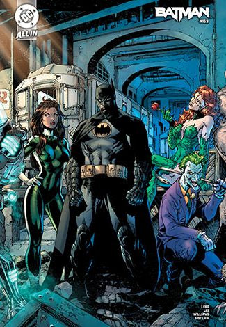 Batman #163 Cover E Jim Lee & Scott Williams Batman Connecting Gatefold Variant