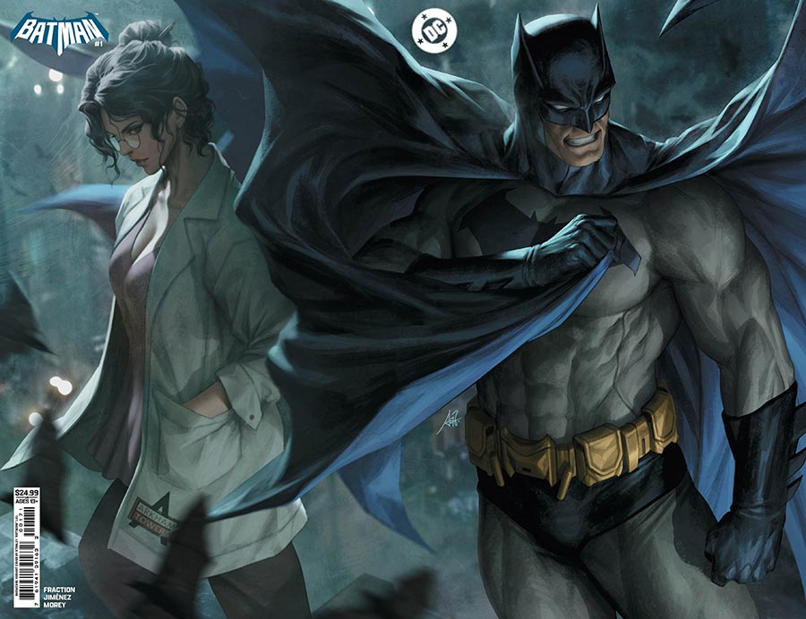 Batman #1 Cover J Stanley Artgerm Lau DC Showcase Wraparound Foil Variant