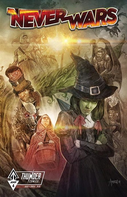 Neverwars #4 (Of 8) Cover A Erwin J Arroza Wraparound
