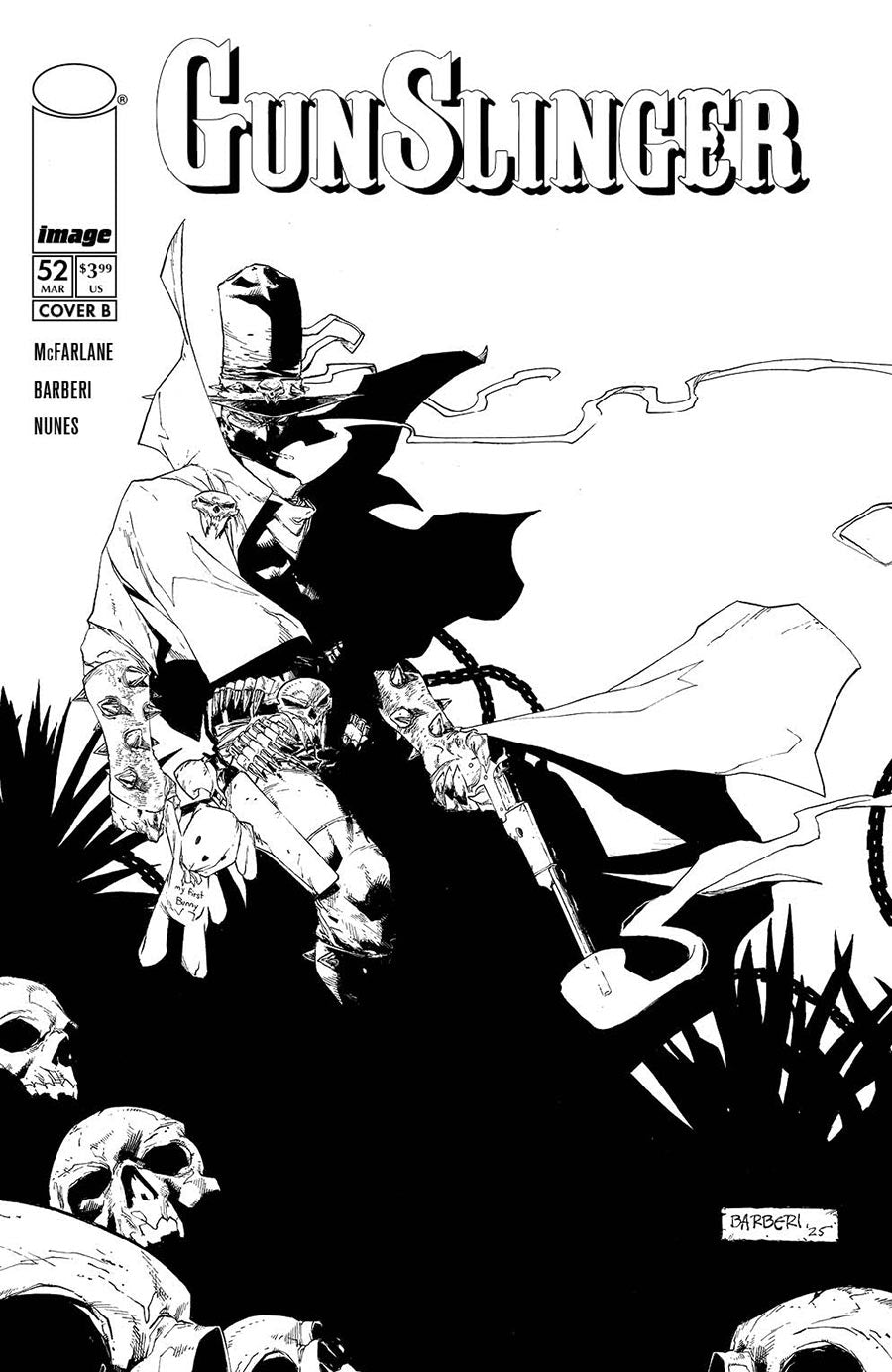 Gunslinger Spawn #52 Cover B Gianenrico Bonacorsi Full Art Variant