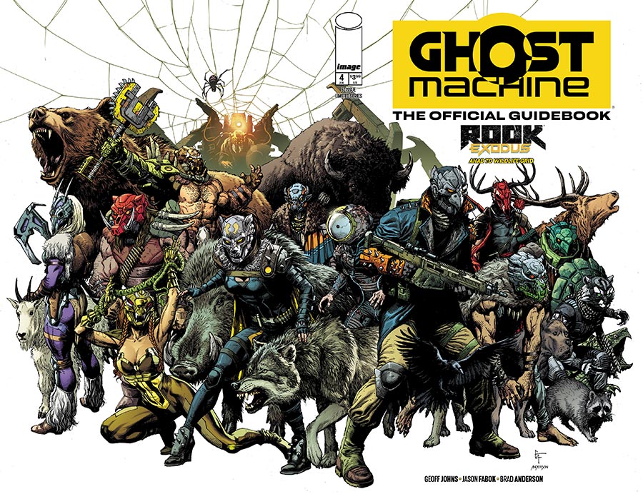 Ghost Machine The Official Guidebook #4 (Of 5) Cover A Gary Frank & Brad Anderson Wraparound