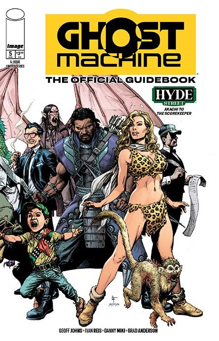 Ghost Machine The Official Guidebook #5 (Of 5) Cover A Gary Frank & Brad Anderson Wraparound