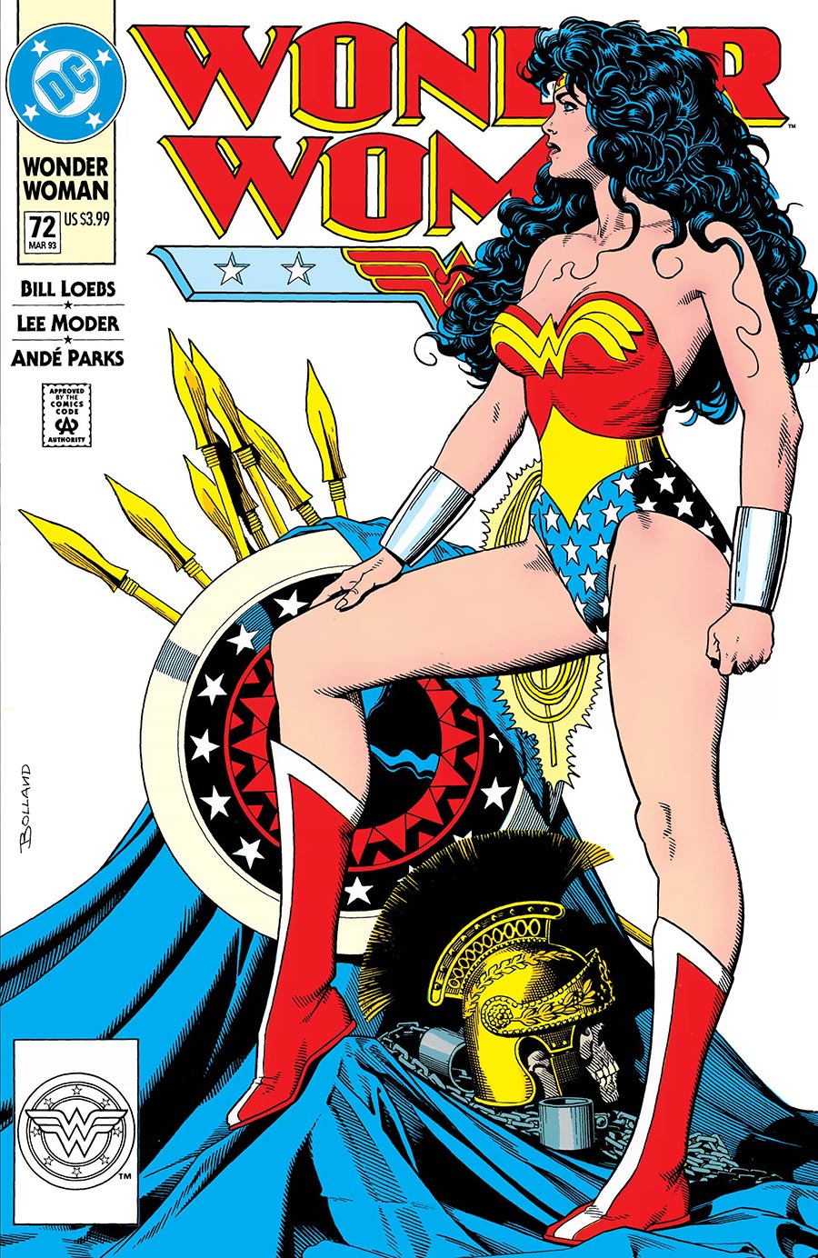 Wonder Woman #72 Facsimile Edition Cover D Brian Bolland Foil Variant