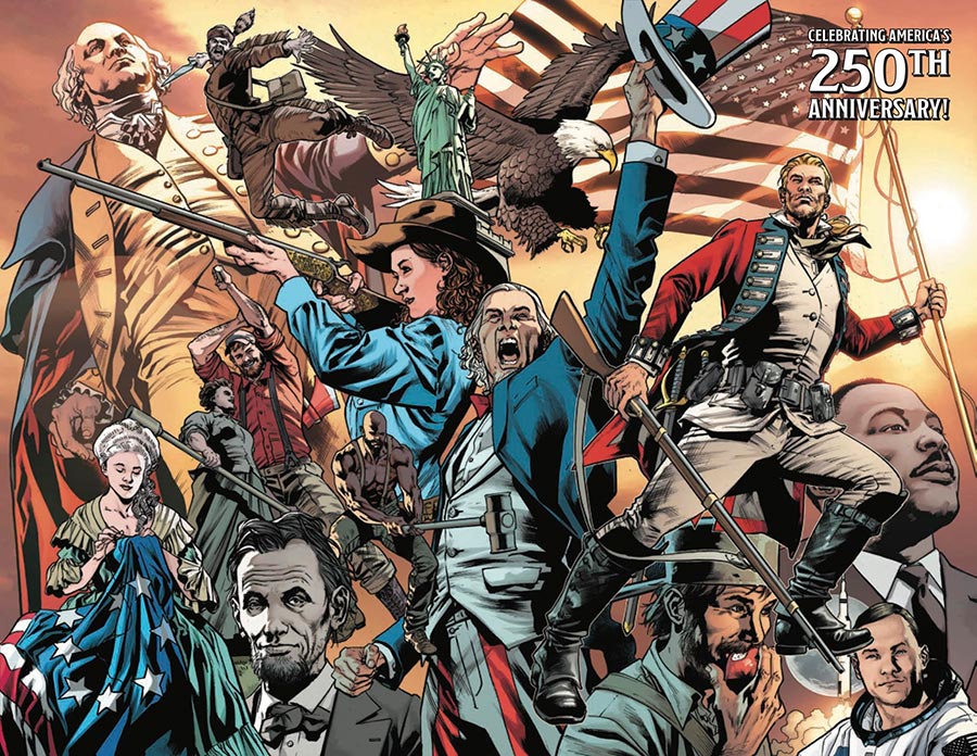 Redcoat #19 Cover C Bryan Hitch Usa 250 Th Anniversary Wraparound Variant