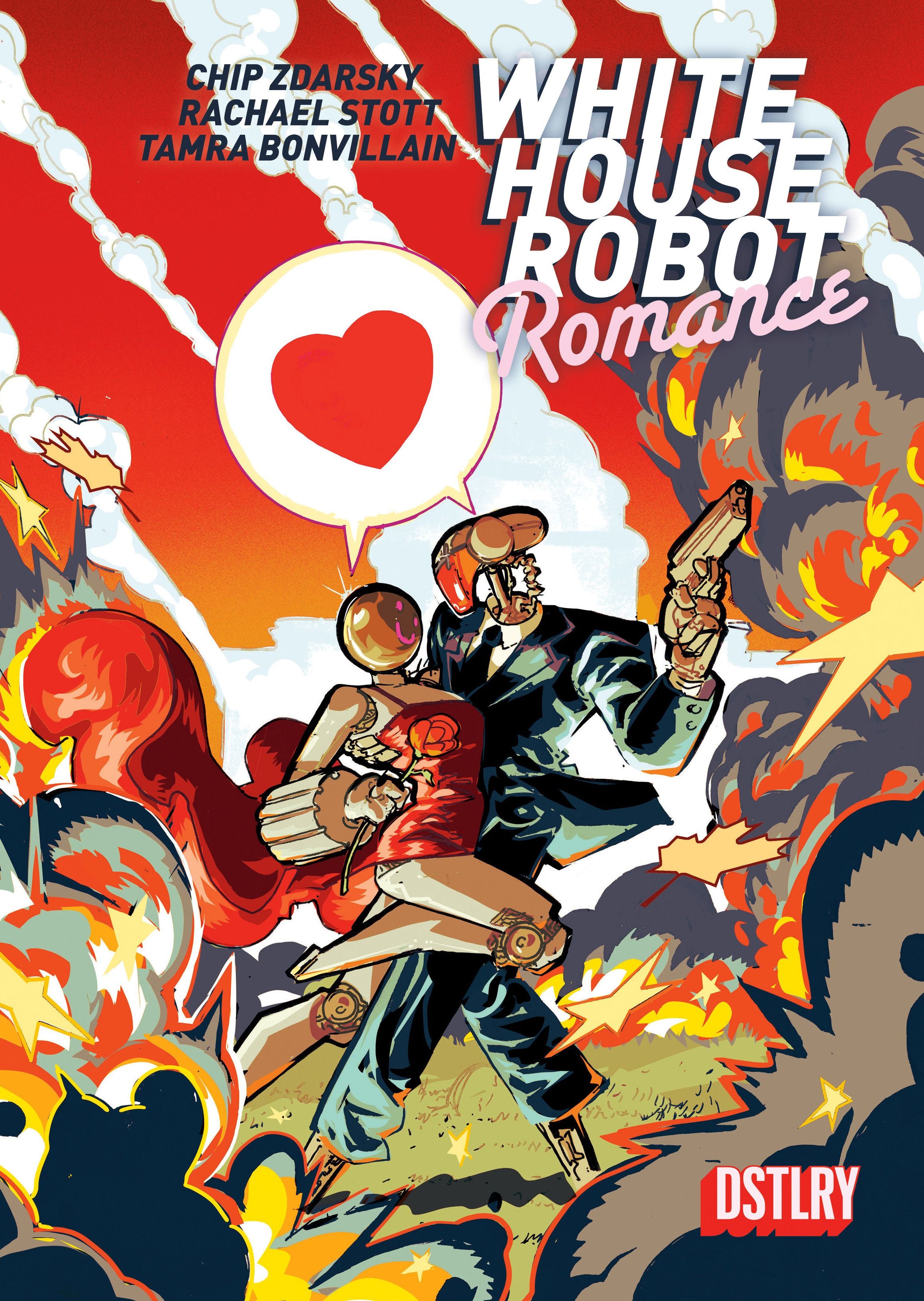 White House Robot Romance #2 Cover B Riley Rossmo Variant