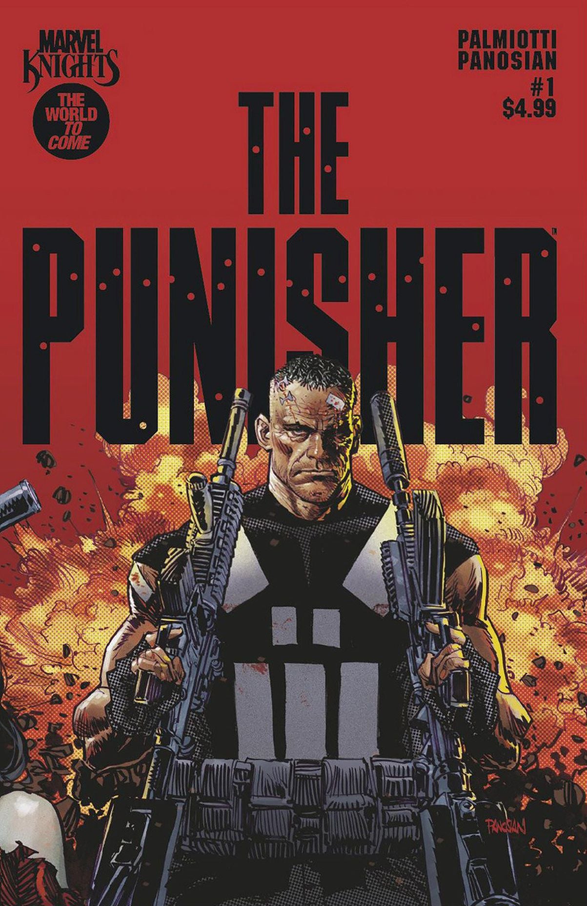 Marvel Knights: Punisher #1 Dan Panosian 2 Nd Printing Variant