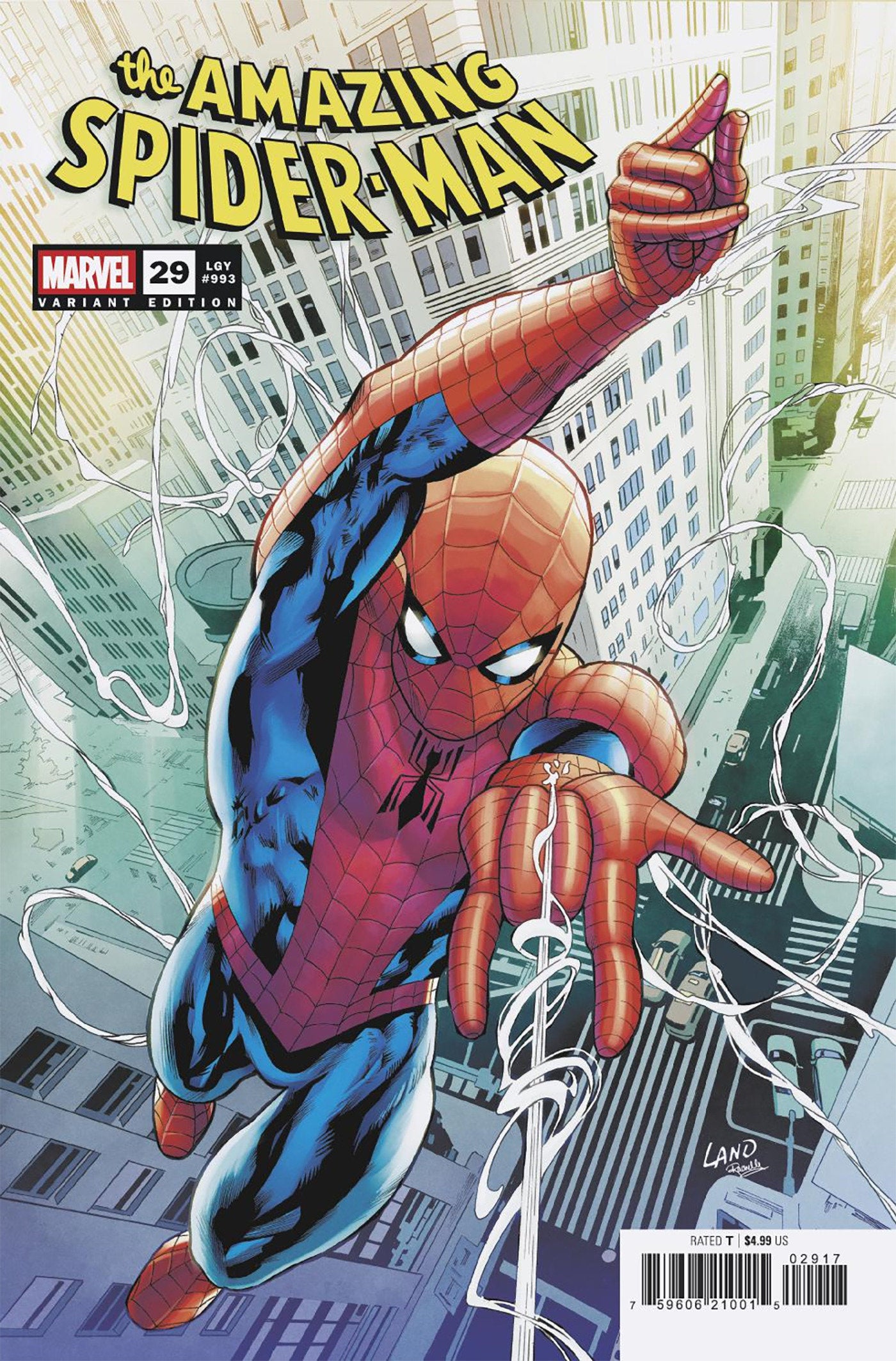 Amazing Spider-Man #29 Greg Land 1-25 Variant