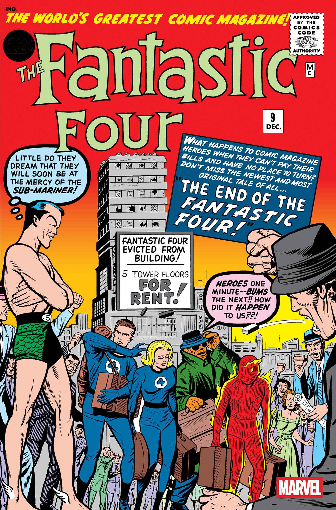 アメコミ Fantastic four 9冊 ファンタスティックフォー　リーフ Fantastic Four #9 Facsimile Edition