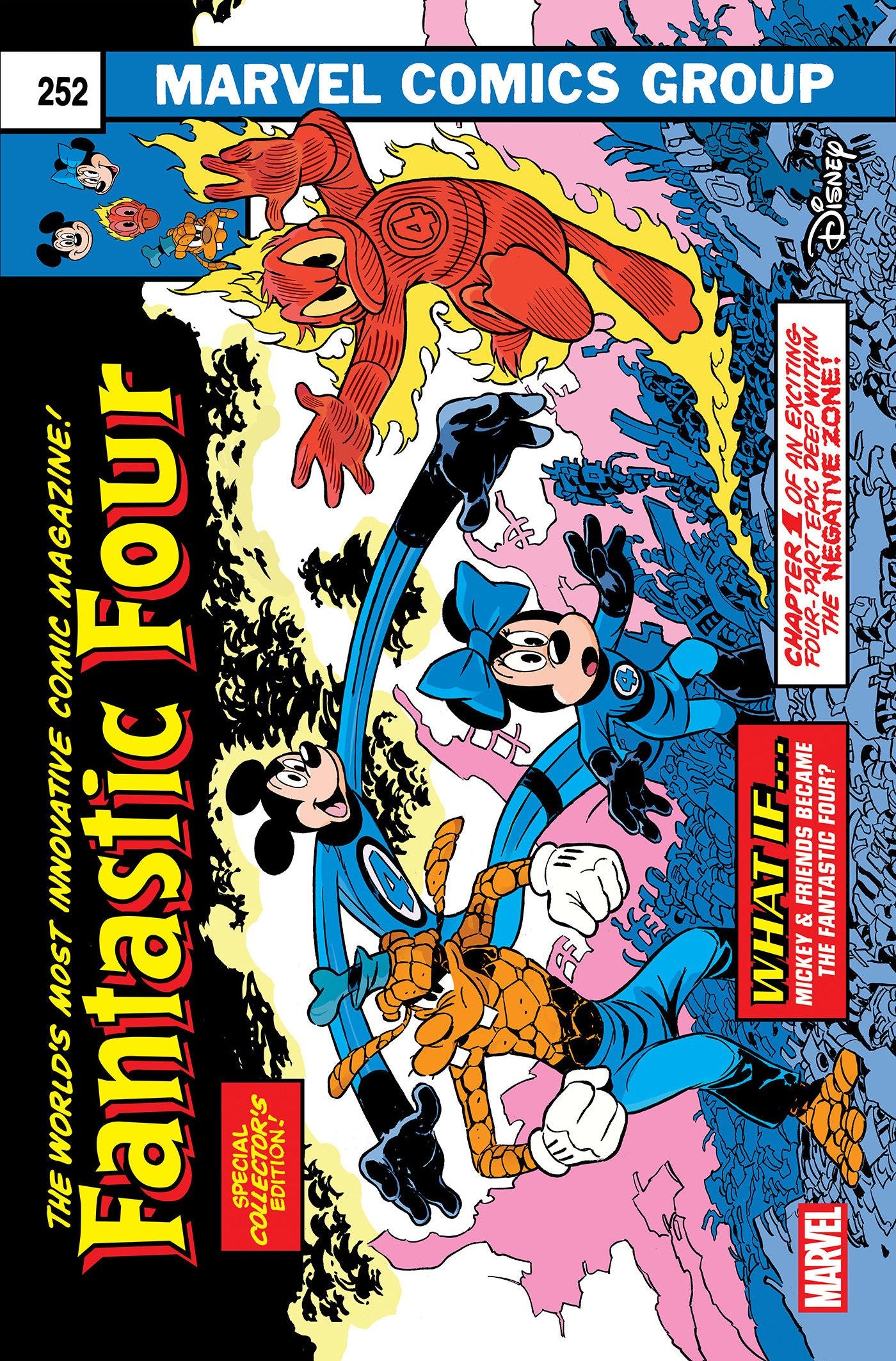 Fantastic Four #4 Andrea Freccero Disney What If? Fantastic Four Homage Variant