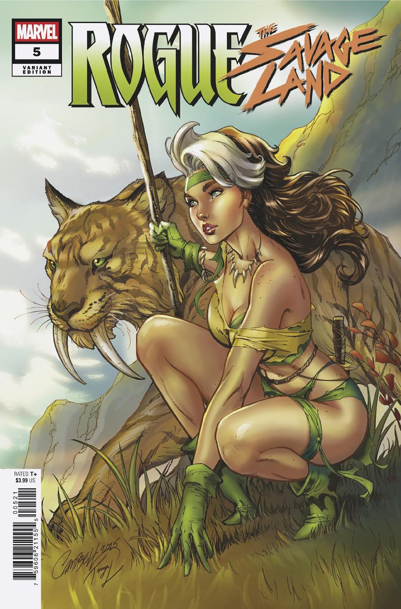 Rogue: The Savage Land #5 J. Scott Campbell Variant