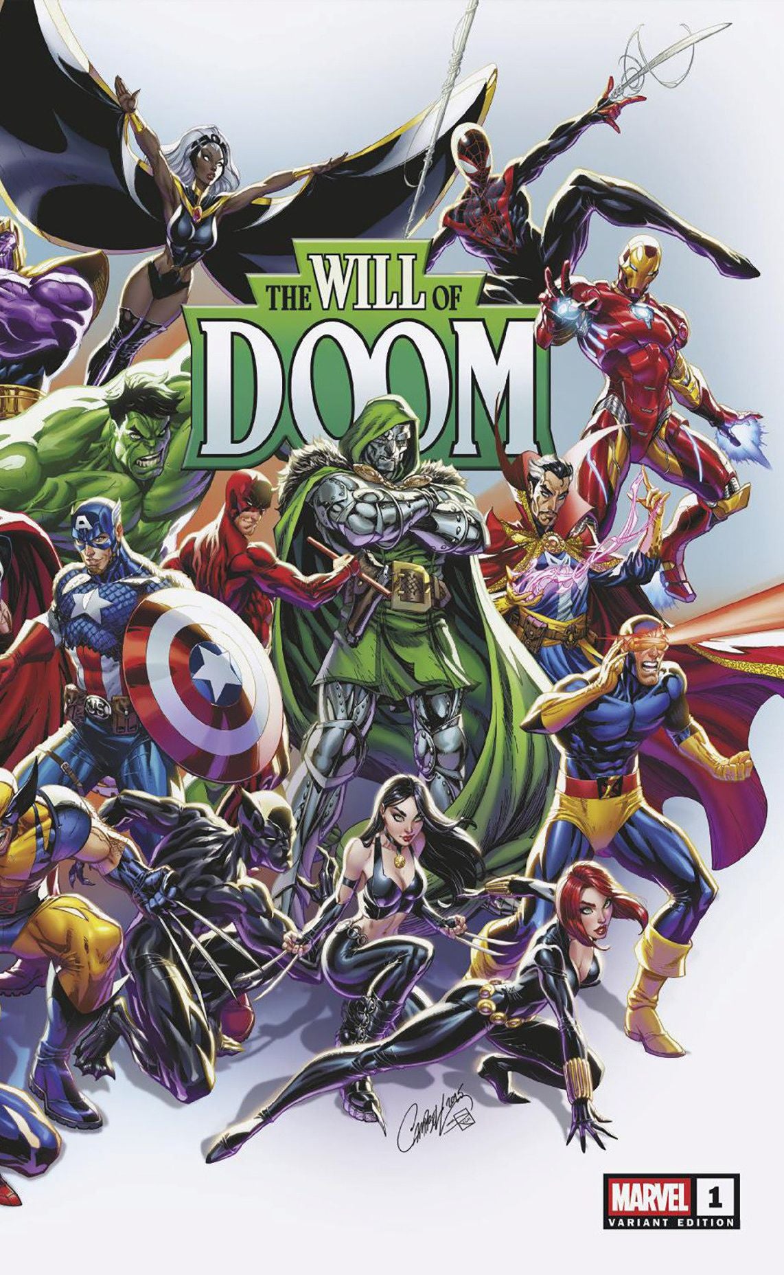 The Will Of Doom #1 J. Scott Campbell Wraparound Variant