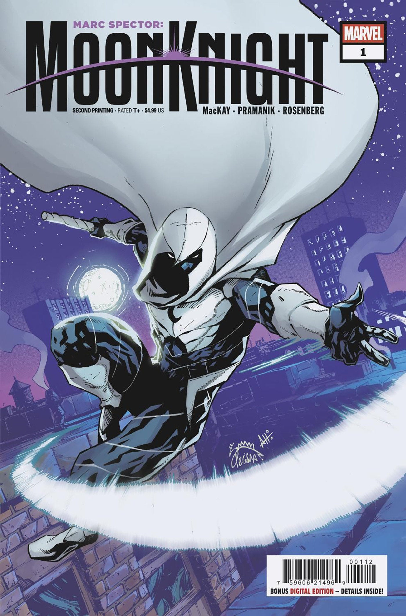 Marc Spector: Moon Knight #1 Ryan Stegman 2nd Printing Variant