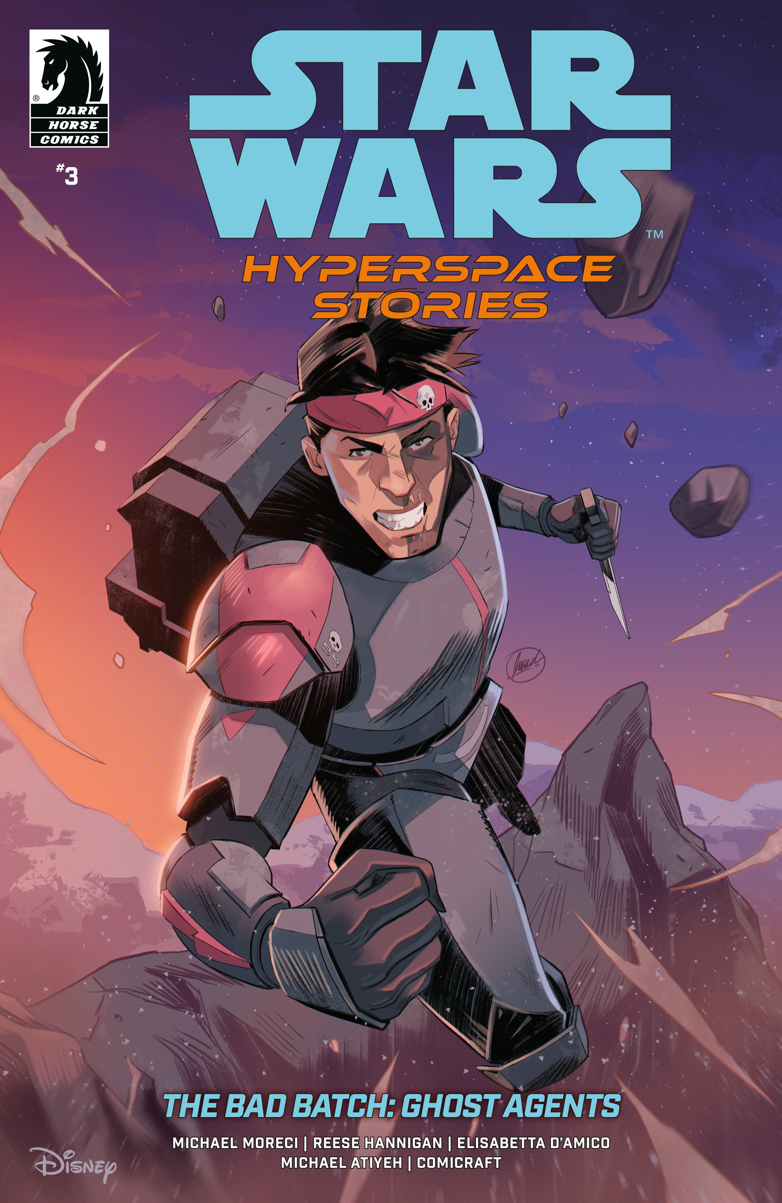 Star Wars: Hyperspace Stories-The Bad Batch--Ghost Agents #3 (Cover B) (French Carlomagno)