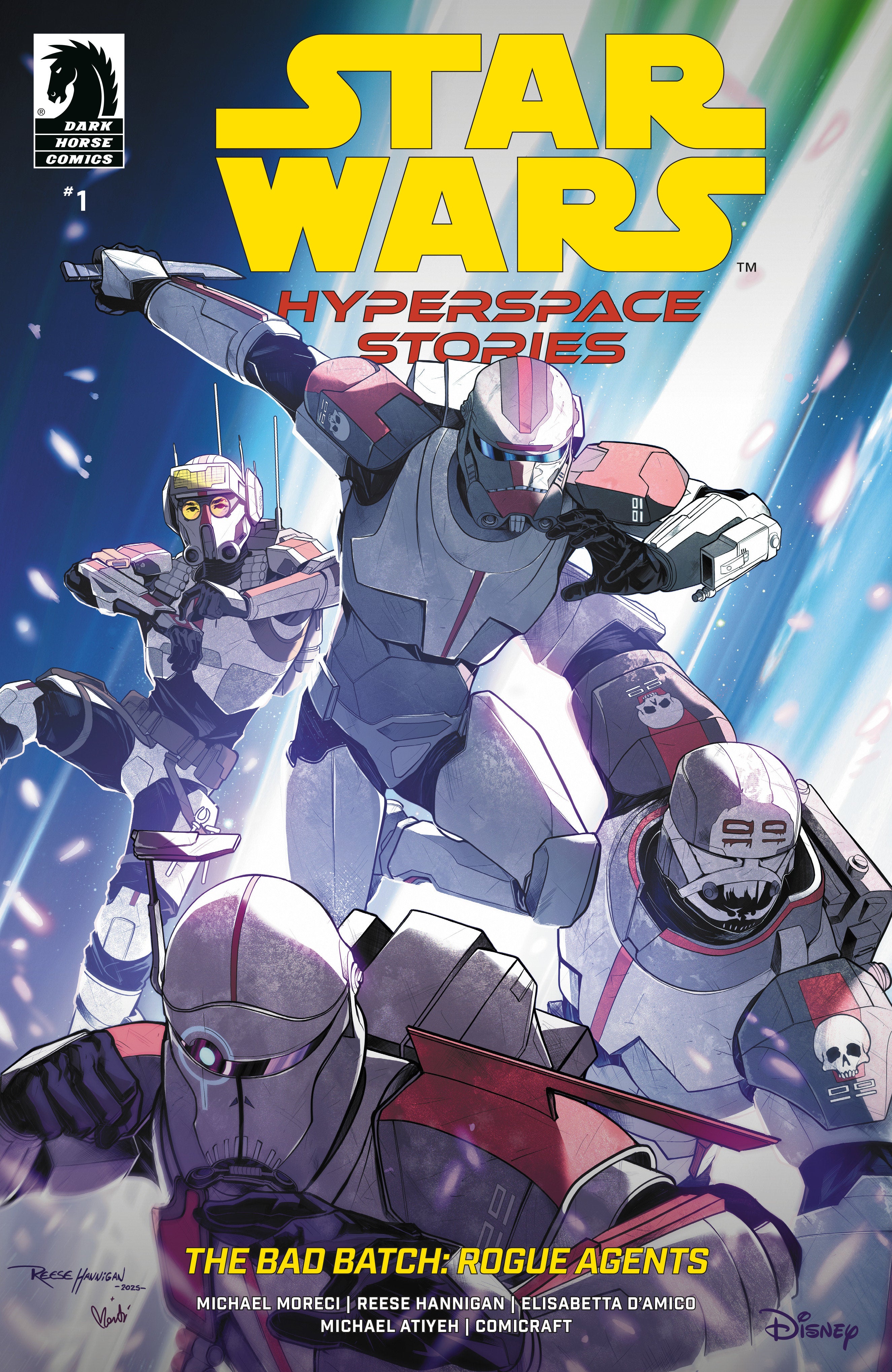 Star Wars: Hyperspace Stories: The Bad Batch Rogue Agents #1 (Variant Cover C) (Reese Hannigan)