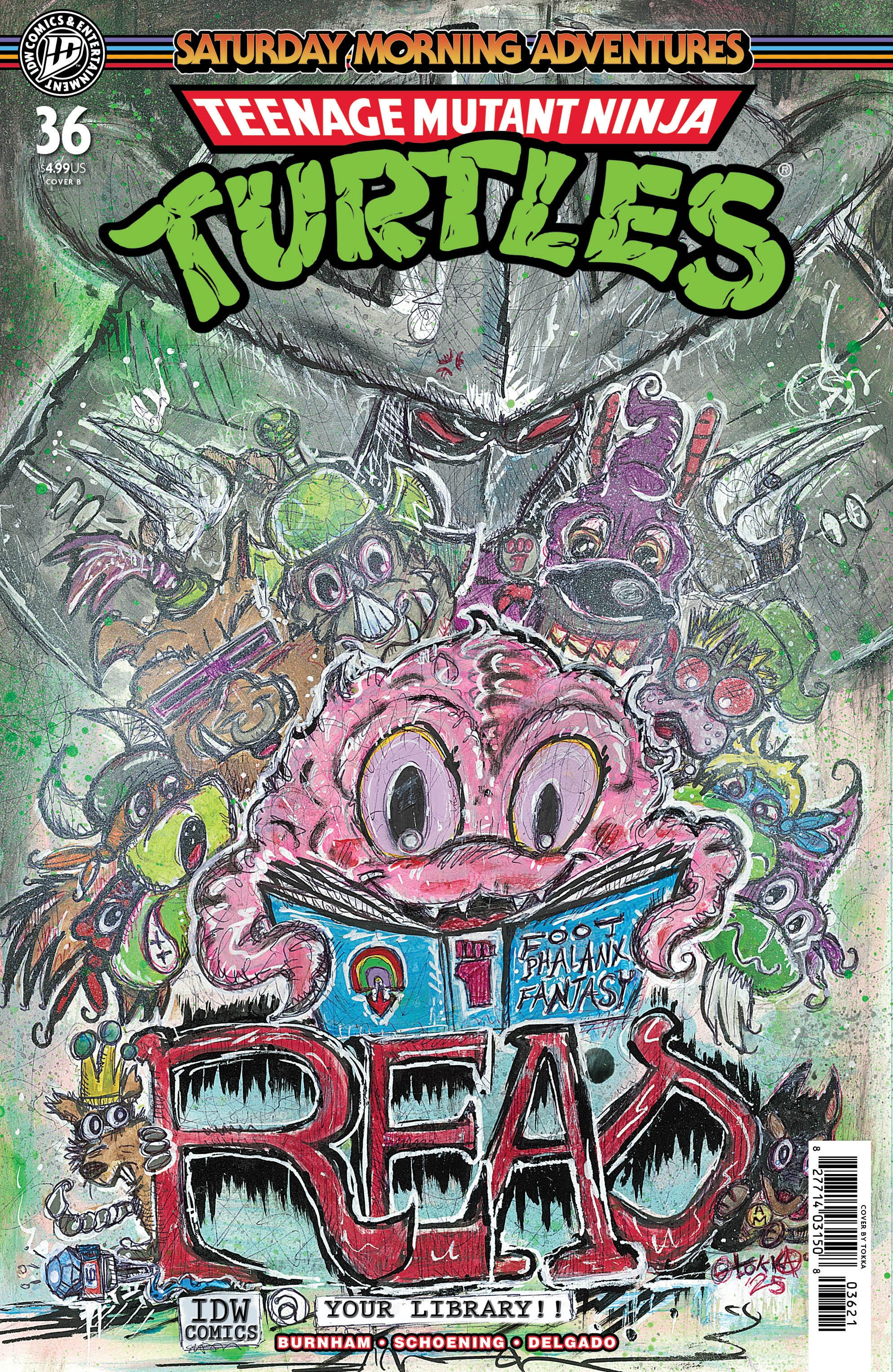 Teenage Mutant Ninja Turtles: Saturday Morning Adventures #36 Variant B (T Ok Ka)