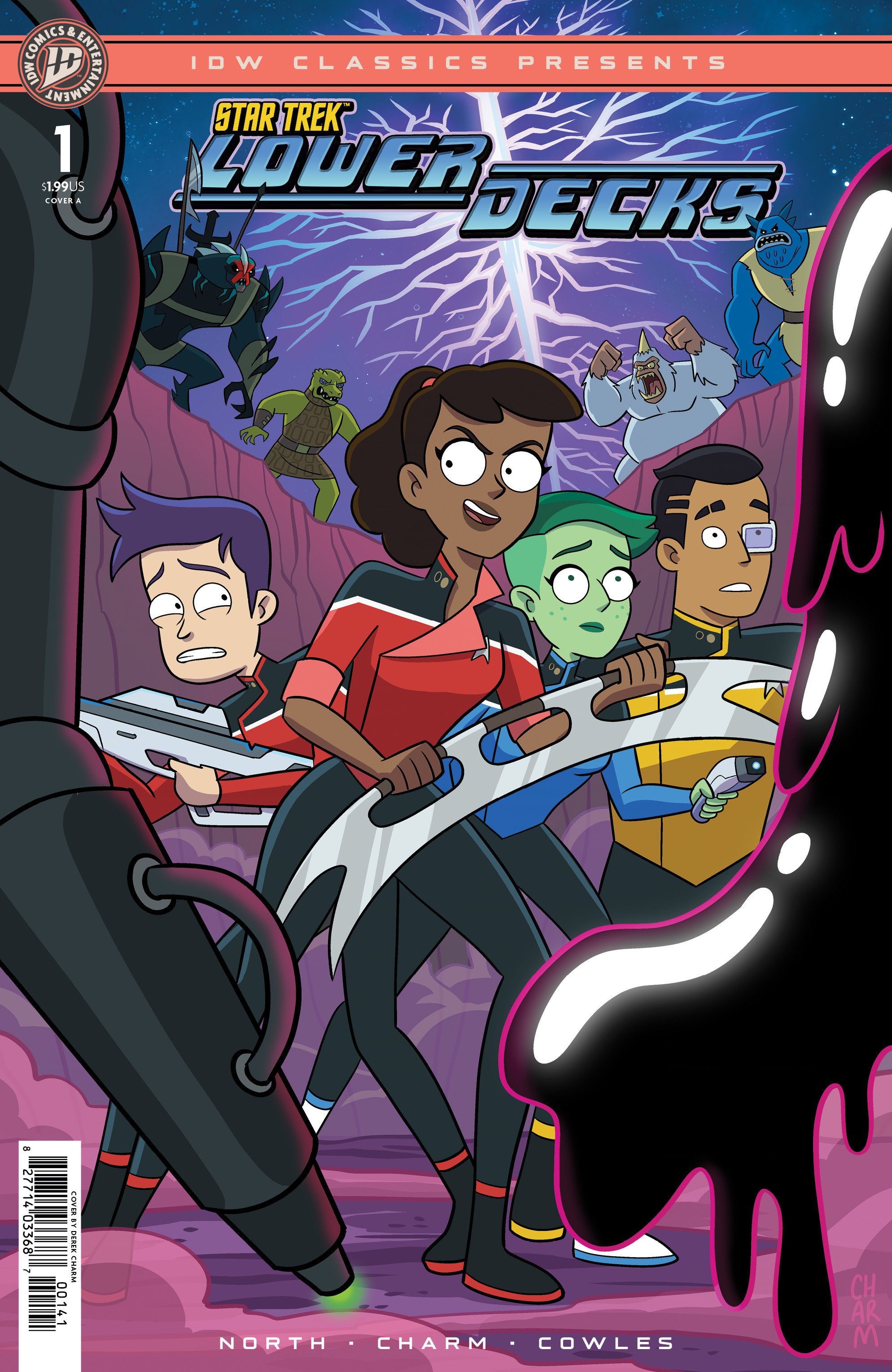 Star Trek: Lower Decks #1: Idw Classics Cover A (Charm)