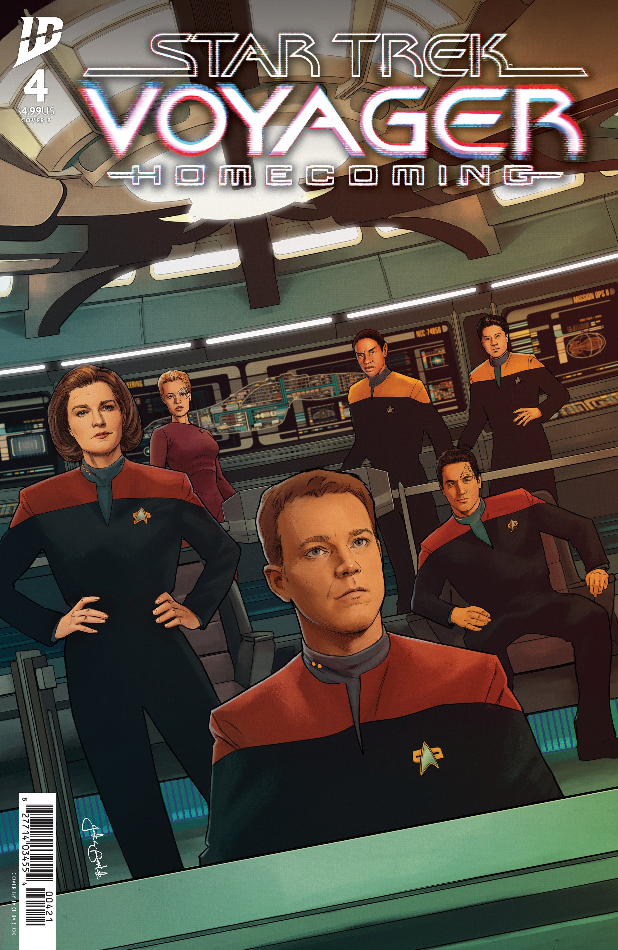 Star Trek: Voyager Homecoming #4 Variant B (Bartok)