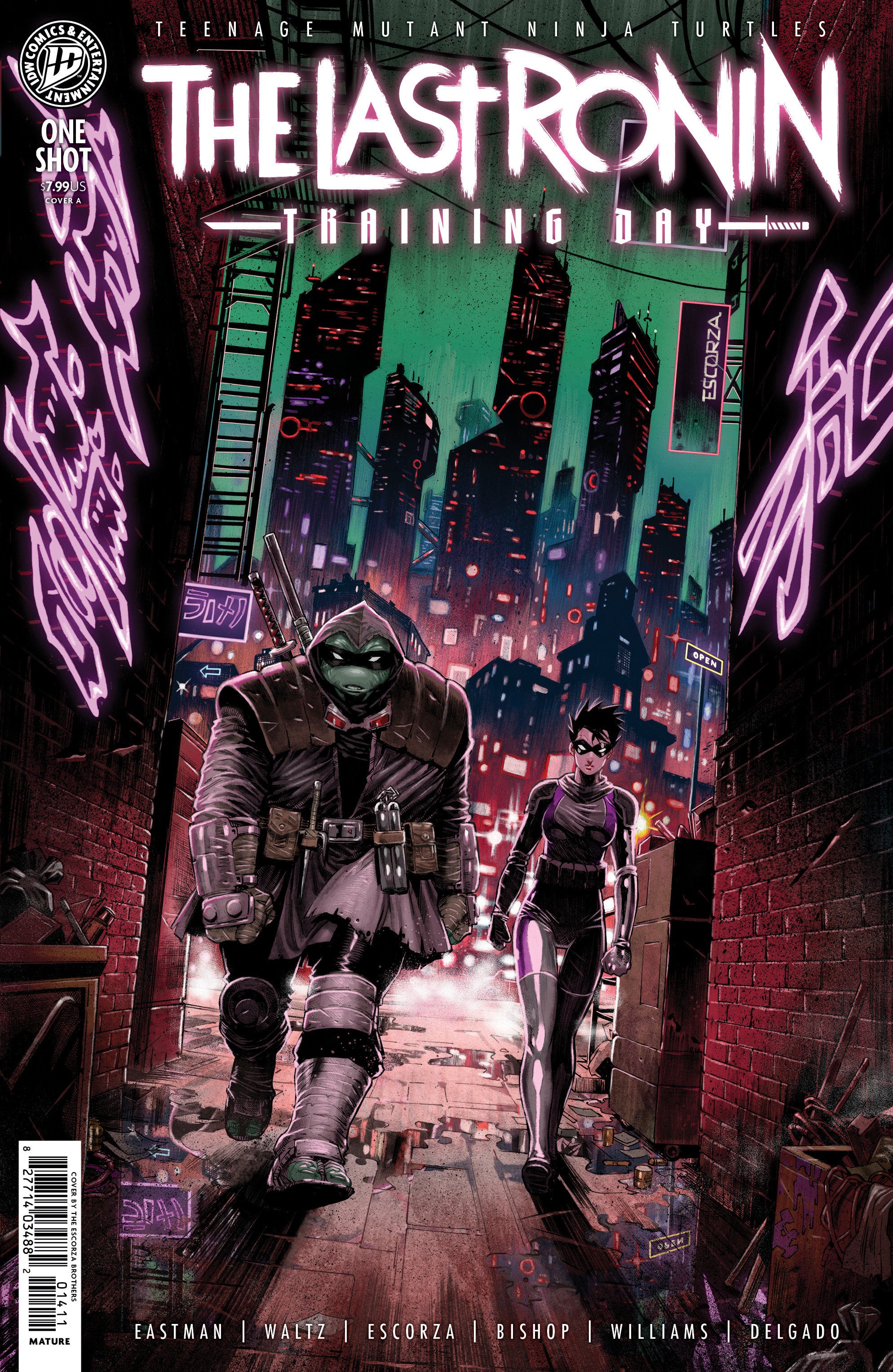 Teenage Mutant Ninja Turtles: The Last Ronin Training Day Cover A (Escorza Brothers)