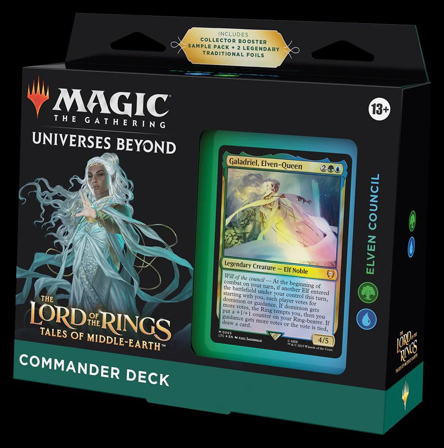 Magic The Gathering Lord Of The Rings Commander Deck Elven Council