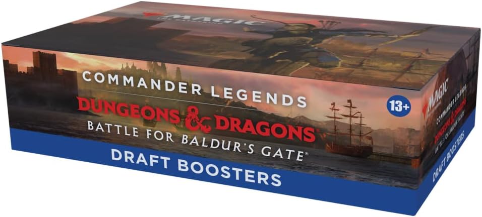MAGIC THE GATHERING COMMANDER LEGENDS BATTLE FOR BALDURS GATE DRAFT BOOSTER DISPLAY (24 CT)