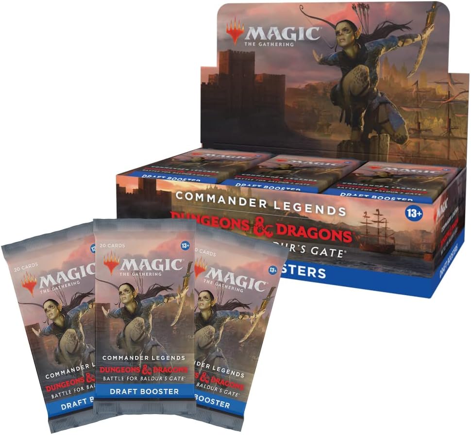 MAGIC THE GATHERING COMMANDER LEGENDS BATTLE FOR BALDURS GATE DRAFT BOOSTER DISPLAY (24 CT)
