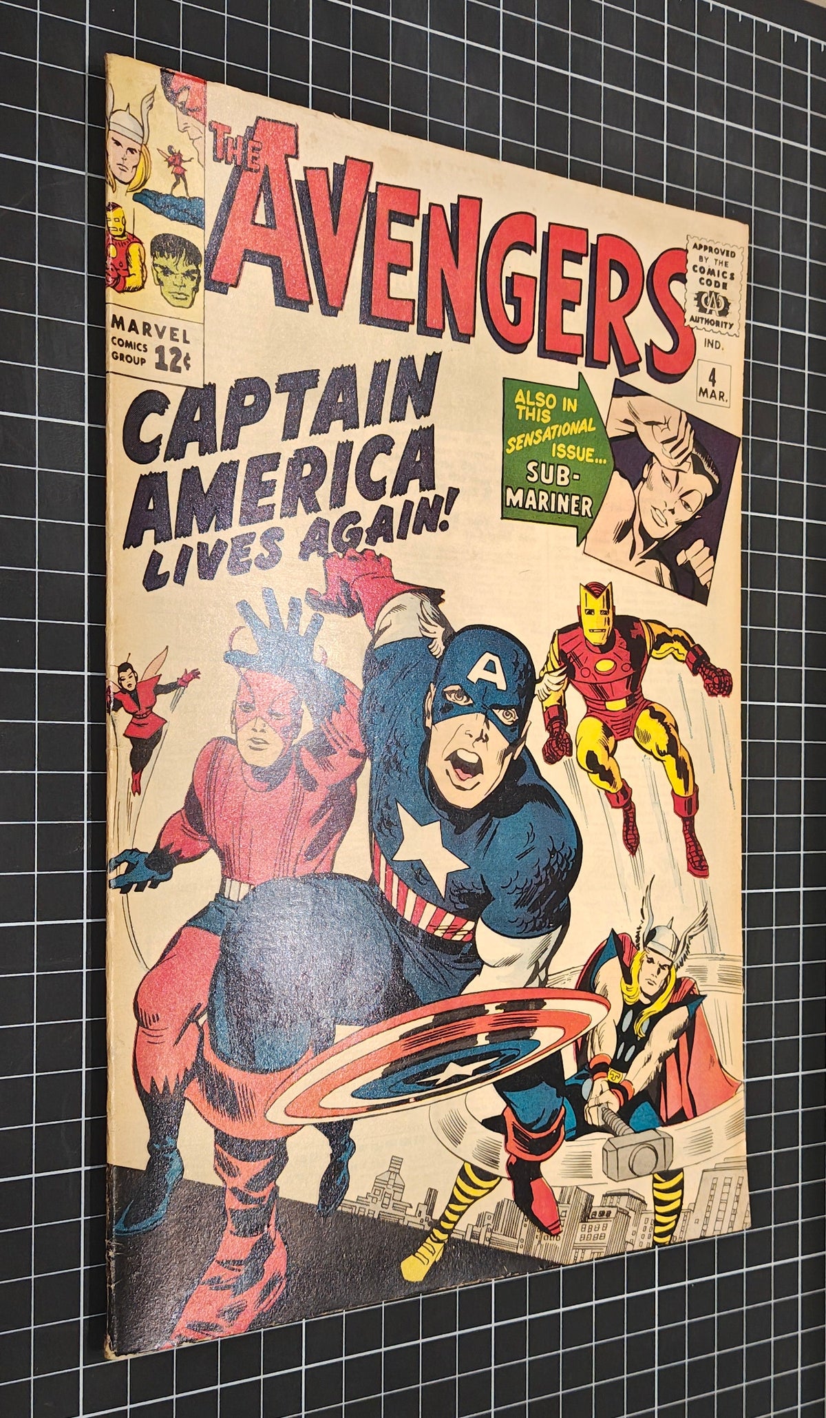 AVENGERS (1963) #004 FN+ (6.5)
