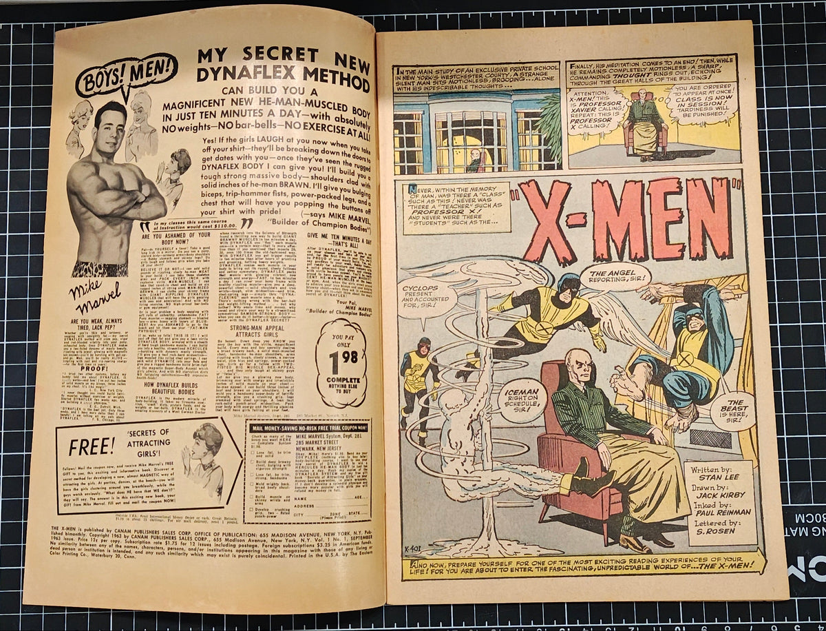 UNCANNY X-MEN (1963) #001 FN+ (6.5)