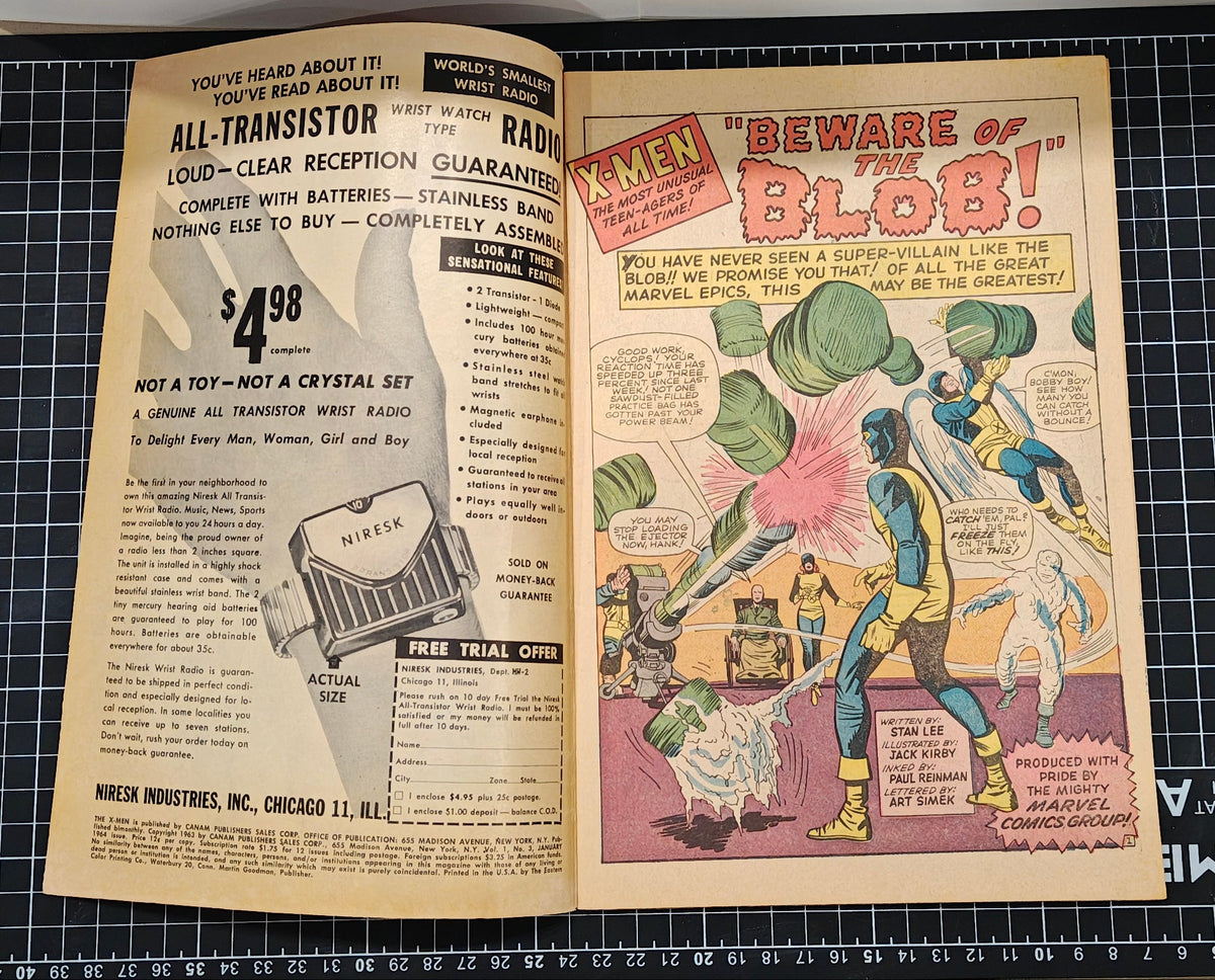 UNCANNY X-MEN (1963) #003 FN/VF (7.0)